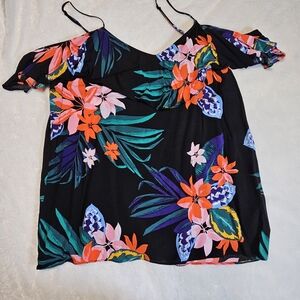 Old Navy Ruffled Off-the-shoulder Blouse Women size L